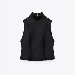 Zara Satin Effect Top